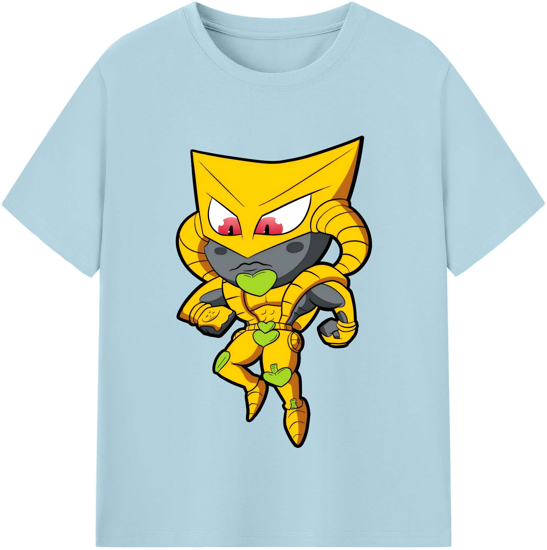（画像用） ジョジョの奇妙な冒険 ディオ?ブランドー JoJo's Bizarre Adventure Dio Brando 綿100％半袖Tシャツ（フロントプリント）
